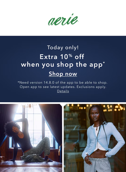 1 DAY ONLY! 10% off when you use the app 🤳