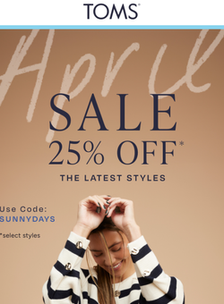 25% Off is Calling Your Name