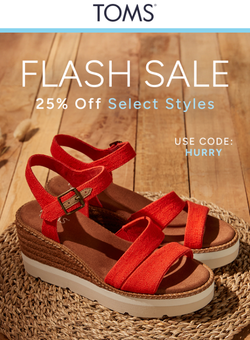 25% Off Sandals! What Are You Waiting For?