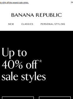 Announcement: New sale styles just dropped