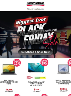 BLACK FRIDAY: Your chance to save up to $250!