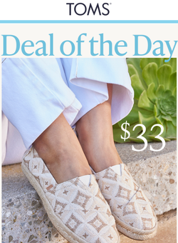 Daily Deal Alert! $33 Alpargatas
