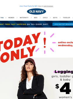 DEAL ALERT: $6 leggings (today only!) + 50% off fall deals for kids & baby