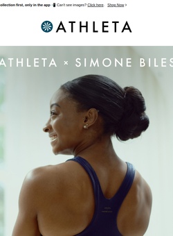 Did you hear? Athleta X Simone Biles is almost here