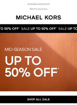 Final Days To Enjoy Up To 50% Off Sale