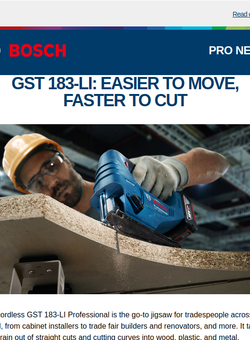 GST 183-LI: easier to move, faster to cut