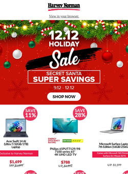 Hurry! Last Day for 12.12 Holiday Sale + $12 Secret Santa Deals!