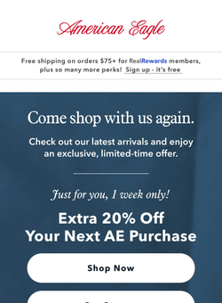 Just for you, Friend: extra 20% off