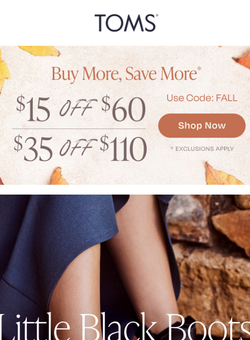 No Second Thoughts: $35 Off is Here