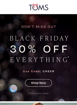 Save Save Save: Black Friday Savings are ON