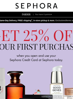 Sephora Shopper, want ✨25% off1✨top beauty?