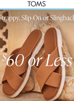 So Many Sandals, All $60 or Under