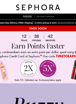 😃 Something amazing for you, Insider—stock up on your favorite beauty and score 2X points††