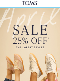 Super Sneaker Savings—Save 25%