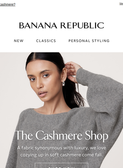 The elevated ease of cashmere