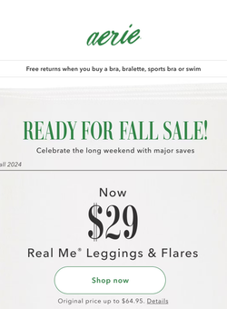 🚨 The Ready For Fall Sale ENDS TOMORROW! 🚨 $29 leggings & flares